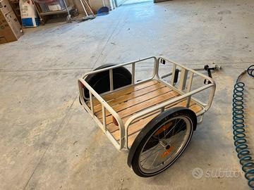 Carrello /portaoggetti /trasportino per bicicletta