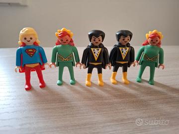 Set 5 sorprese Kinder Sorpresa DC Comics Playmobil