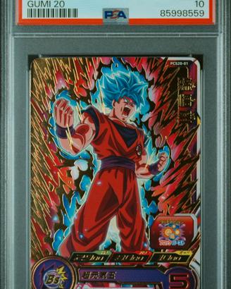 PSA 10 SON GOKU PCS20-01 DRAGON BALL HEROES JAP