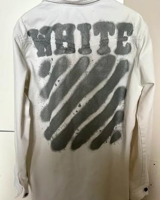 Giacca Denim Off White