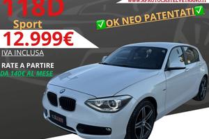 Bmw 118d 5p. Sport