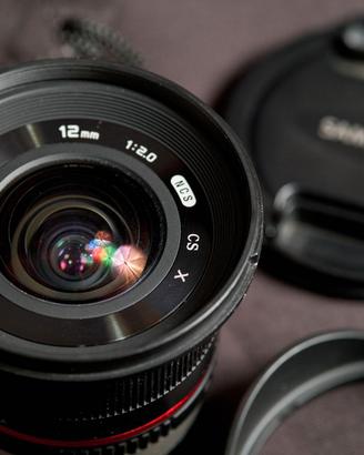 Samyang 12mm f/2 NCS CS per Fuji X