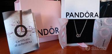 collana pandora e anello trilogy bluesprit 