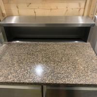 Saladette refrigerata con 2 porte, temp +2°C/+8°C