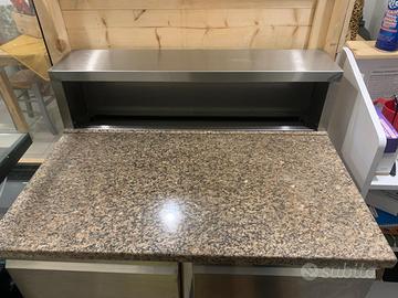 Saladette refrigerata con 2 porte, temp +2°C/+8°C