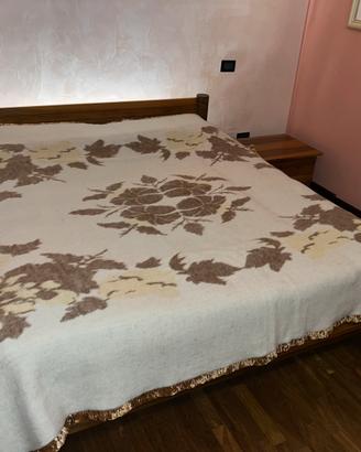 Coperta matrimoniale in pura lana vergine 100% ita