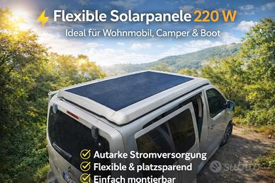 Pannelli solari flessibili 220 W