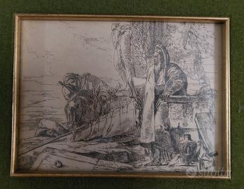 coppia quadri  d’epoca incorniciate (Tiepolo)