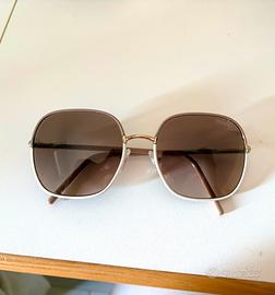 Occhiali da sole Prada beige e bianchi