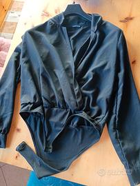body camicia nera donna XL