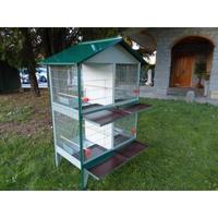 gabbia a batteria 4 posti con tetto n.15