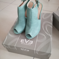 Scarpe in ecopelle verde tacco a spillo