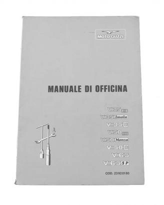 Scansione in PDF manuale officina Moto Guzzi V35 V
