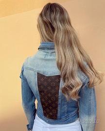 CAMICIA DI JEANS customizzata Louis Vuitton - Abbigliamento e Accessori In  vendita a Lodi