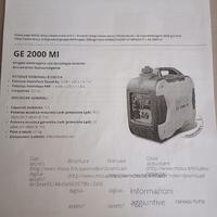 Generatore di corrente MOSA GE 2000 MI KW.3,2