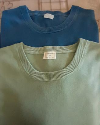  2 maglie uomo grandi taglie 3XL cotone 100%