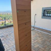 Scarpiera color legno