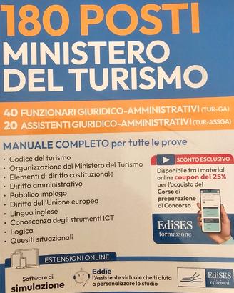 Manuale Edises concorso Ministero del Turismo