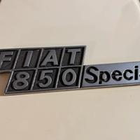 Scritta Fiat 850 Special