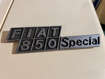 Scritta Fiat 850 Special