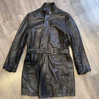 Giacca Trench in pelle Versace taglia 50 IT,