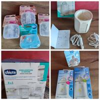 in stock:sterilizzatore+scaldabiberon+biberon+altr