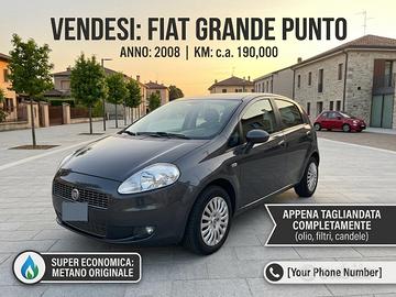 🚗 FIAT GRANDE PUNTO 1.4 METANO –APPENA TAGLIANDATA