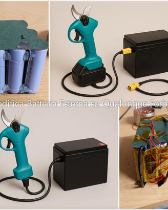 Batteria Forbice elettrica per pota Ricellaggio