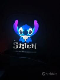 💙 Lampada LED Stitch Style – Luce Notte