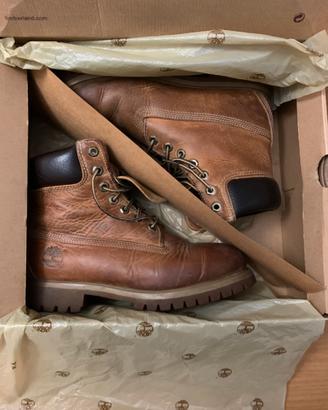 Stivaletto Timberland (6-inch) in pelle marrone