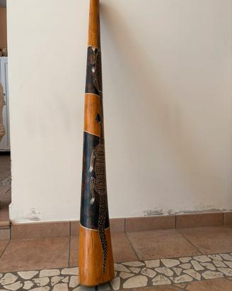 Didgeridoo australiano dipinto a mano - 130 cm -