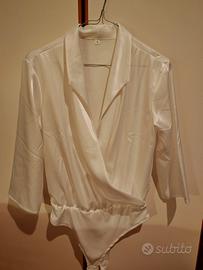 camicia-body madreperla taglia S
