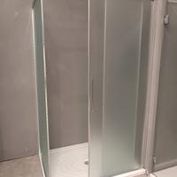 Box doccia ad angolo con anta scorrevole 120x90