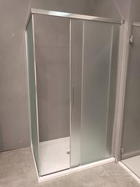 Box doccia ad angolo con anta scorrevole 120x90