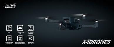 X-IMVNLEI X5 GPS Drone 4K con 2 batterie