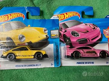 Hot Wheels Porsche 911 Carrera RS+Porsche 911GT3RS