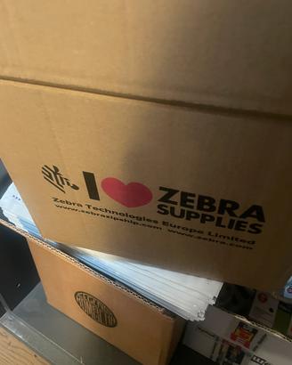 Etichette originali Zebra confezione da 11
