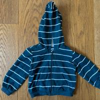 Felpa leggera con cappuccio bambino\a - 18 mesi