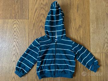 Felpa leggera con cappuccio bambino\a - 18 mesi