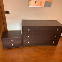 Armadio 2 comodini 1 cassettiera