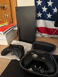 Xbox series x +Controller elite + controller nuovo