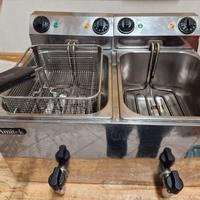 Friggitrice elettrica 6+6L