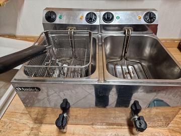 Friggitrice elettrica 6+6L