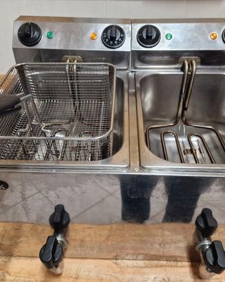Friggitrice elettrica 6+6L