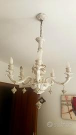 Lampadario in ceramica di Bassano