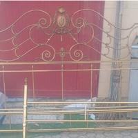 Set Testiera e pediera antica in ottone