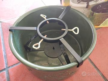 Base in ceramica per albero di Natale 