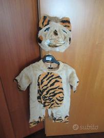 costume di carnevale per bimbi "tigre/leoncino"