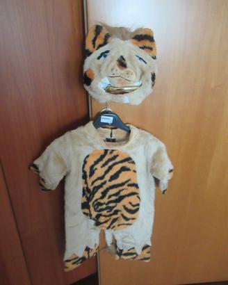 costume di carnevale per bimbi "tigre/leoncino"