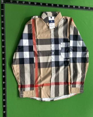 Camicia Burberry Tartan Check Beige Uomo Taglia M